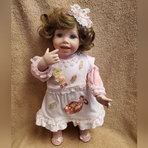 Hamilton Collection Cassidy by Phyllis Parkins "When I Grow Up" Porcelain Doll